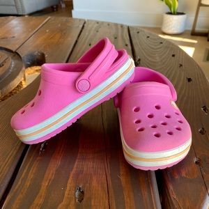 Crocs Kids' Crocband Clog, Pink